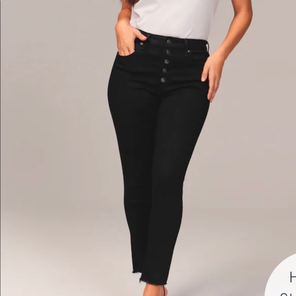 A&F Curve Love High Rise Super Skinny Ankle Jeans || NWT